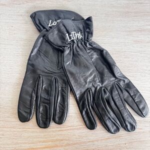 LaTrek By Fieldsheer Mens‎ Black Leather Gloves Size L 10 Riding Driving Casual